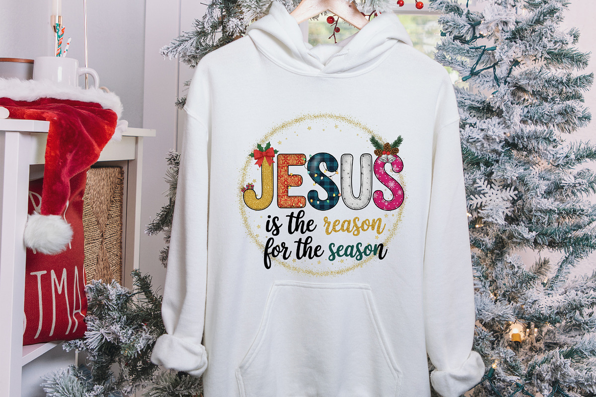 Christian Christmas Jesus is the Rea, an Illustration by designcity5 (Photo 6 of 8)