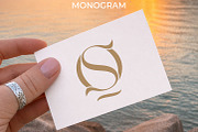 OS SO QS SQ Wedding Monogram Logo, a Branding & Logo Template by LogoAV (Thumbnail 5 of 6)