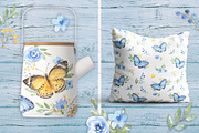 Watercolor Butterflies, a Decorative Illustration by Irina Diasli (Thumbnail 11 of 12)