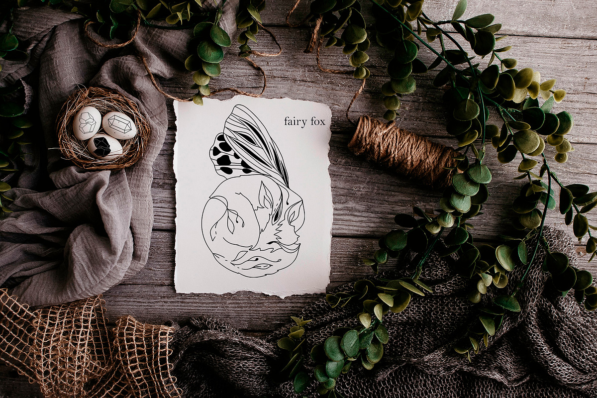 NIGHT FOREST MAGIC. FAIRY ANIMALS, an Animal Illustration by ArtOLB (Photo 11 of 13)