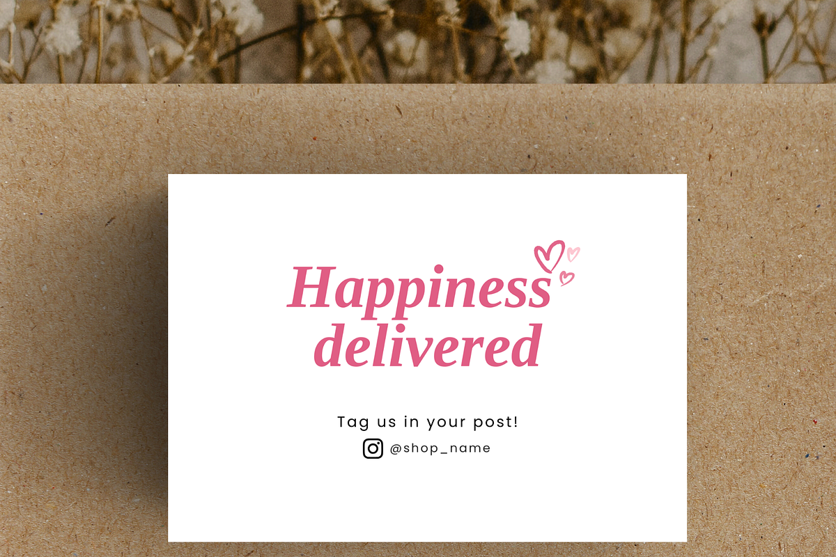 Minimalist Thank You Card Template, a Card Template by Elegant_Studio44 (Photo 3 of 6)