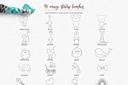 Brushes, Stamps & Texture Toolbox, a Brush Add-On by Pretty Little Lines (Thumbnail 11 of 21)