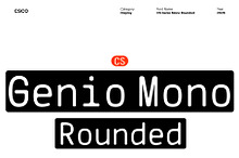 CS Genio Mono Rounded