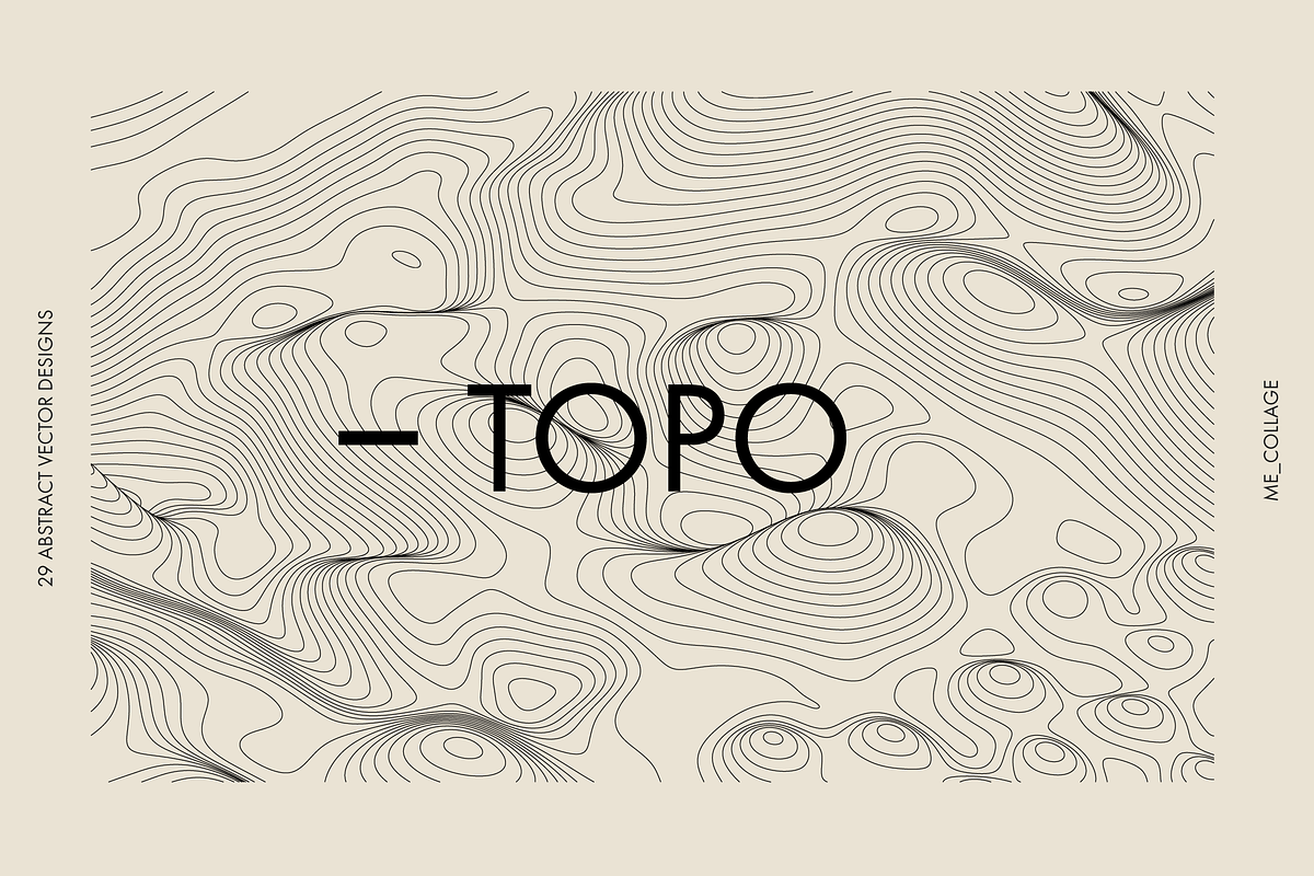 TOPO - Abstract Vector Designs, an Object Graphic by ME_COLLAGE (Photo 21 of 21)