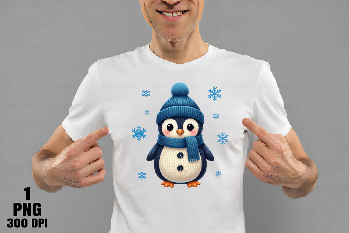 Retro Snowman PNG Funny Christmas Su, an Animal Illustration by Daily.Designs (Photo 2 of 10)