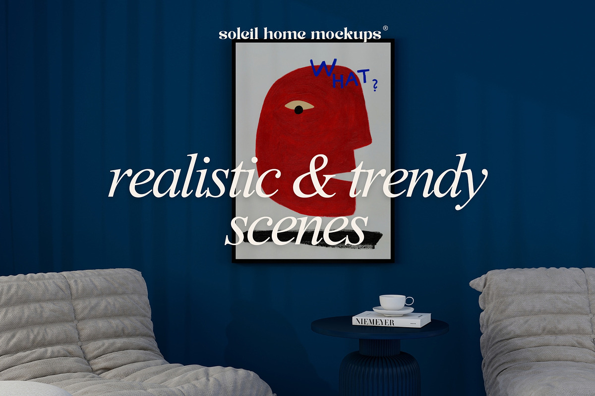 BILLIE | Modern Frame Mockup Set, a Household Mockup by SoleilHomeMockups (Photo 10 of 12)