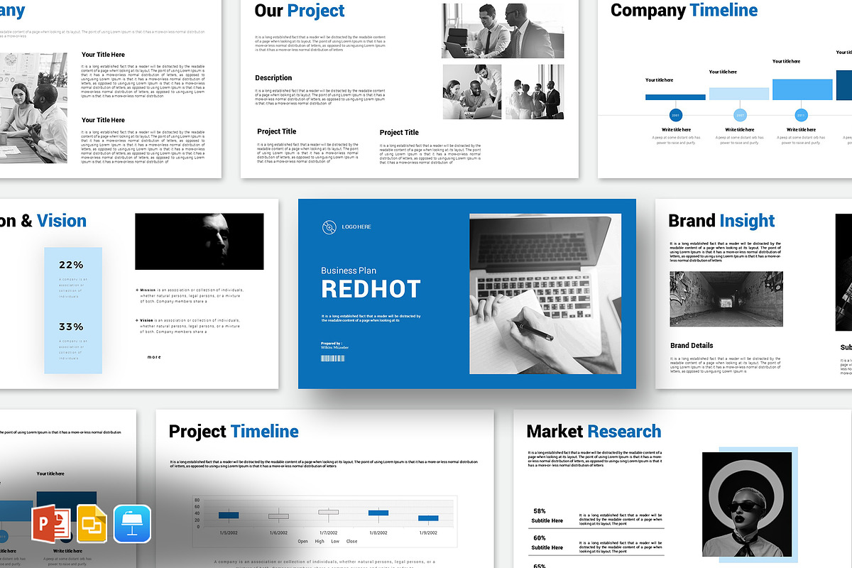 Red Hot Business Plan Presentation, a Presentation Template by Blackcloud_Creations (Photo 1 of 6)