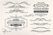 Set of Calligraphy frames, a Decorative Illustration by ARSCOR (Thumbnail 2 of 4)