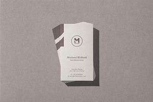 Vertical Business Card Mockup, a Product Mockup by ZippyPixels