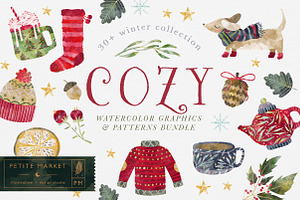 Cozy Winter Watercolor Set