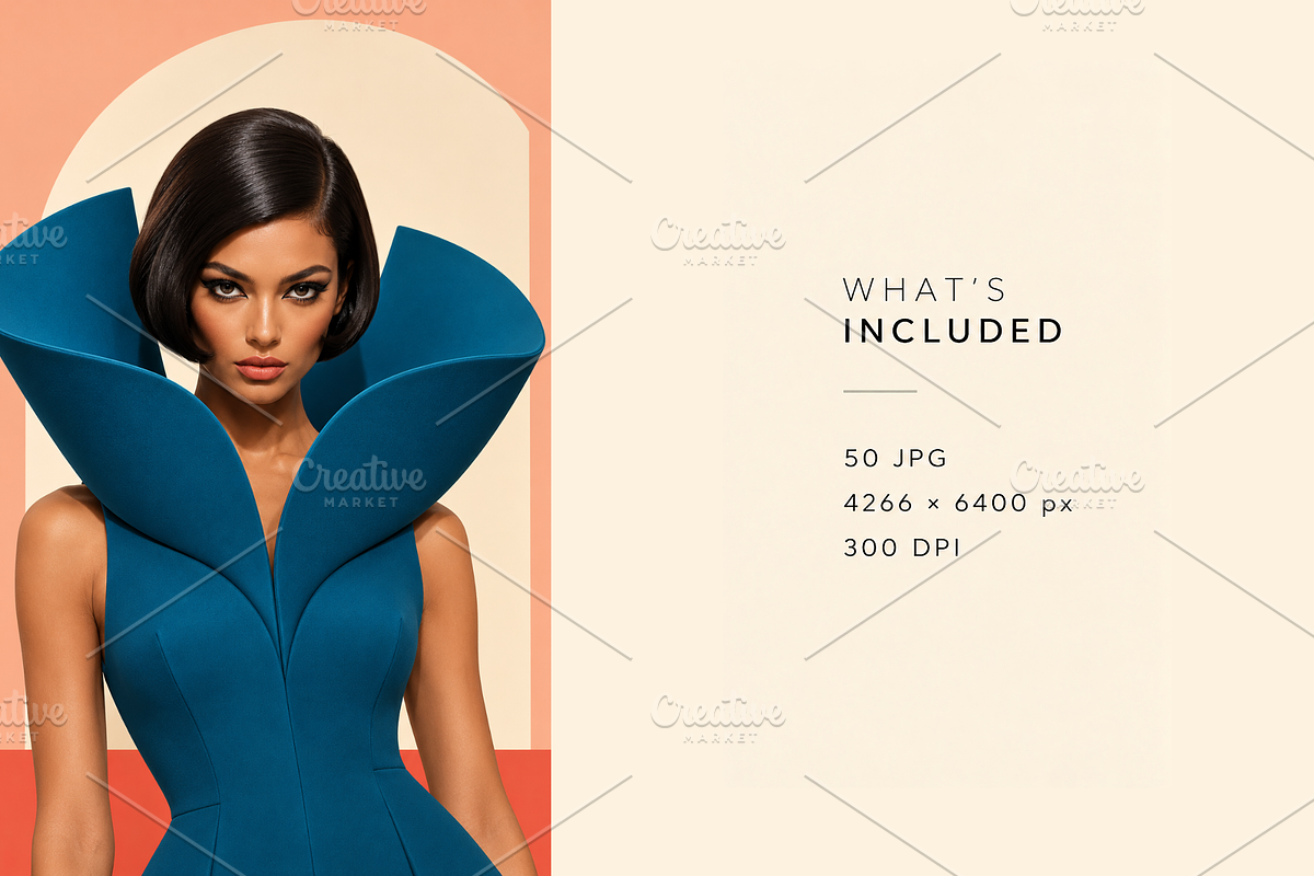 50 Retro Fashion Posters, a Beauty & Fashion Photo by MarisoArt (Photo 2 of 6)