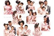 Mothers Day PNG Graphics | Black Mom, a Seasonal Illustration by GlamArtZhanna (Thumbnail 3 of 4)