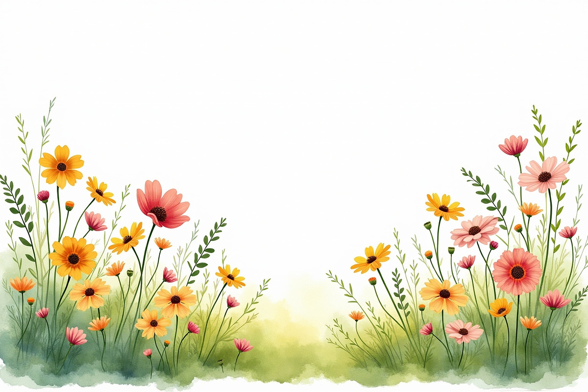 Summer Field Flower Lower Border, an Illustration by BIPLOB EXPERT (Photo 9 of 14)