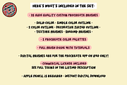 Procreate Magic Outline Brush Set, a Brush Add-On by AlwaysBeColoring (Thumbnail 3 of 13)