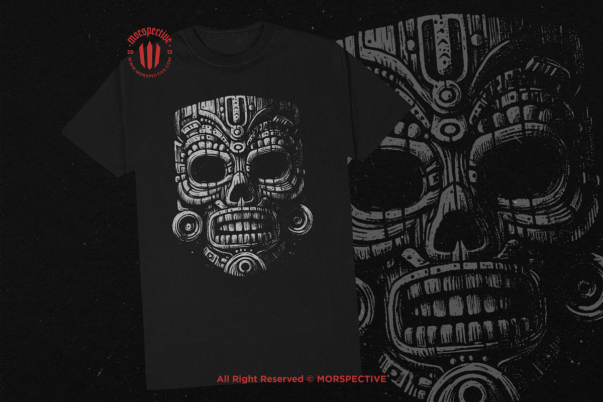 10 Bundle Dark Art Tribal Mask, an Illustration by Morspective (Photo 2 of 7)