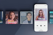 Canva Podcast Cover Kit 1, a Social Media Template by Mike Brennan Art & Design (Thumbnail 2 of 2)