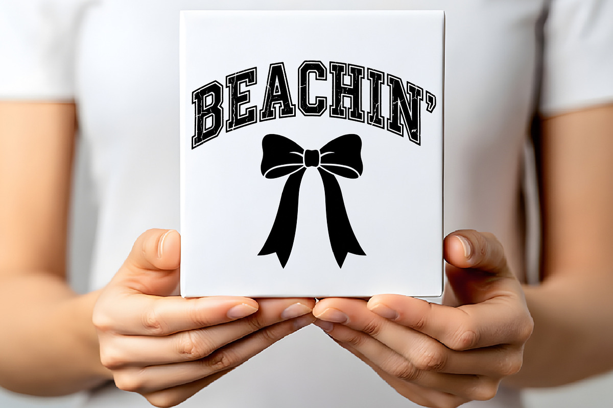 Beachin Coquette Bow Summer PNG, an Illustration by CraftArtStudio (Photo 2 of 4)