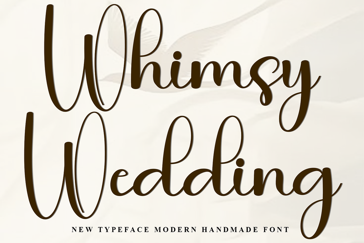 Whimsy Wedding, a Handwritten Font by InermediaSTUDIO (Photo 1 of 8)