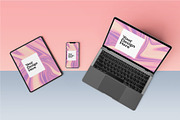 Digital Devices Screen Mockup Set, a Device Mockup by Runend (Thumbnail 5 of 20)