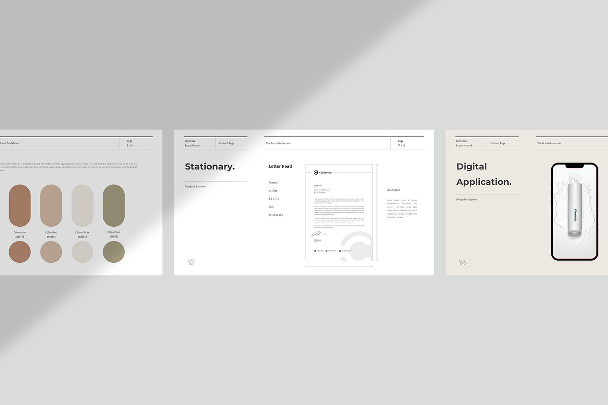 Brand Guidelines Keynote, a Presentation Template by kylyman