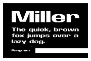 Miller - Modern Typeface, a Sans Serif Font by Webhance Studio (Thumbnail 5 of 6)