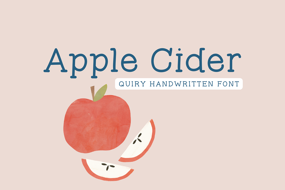Apple Cider, a Script Font by Sofia Skoog (Photo 1 of 10)