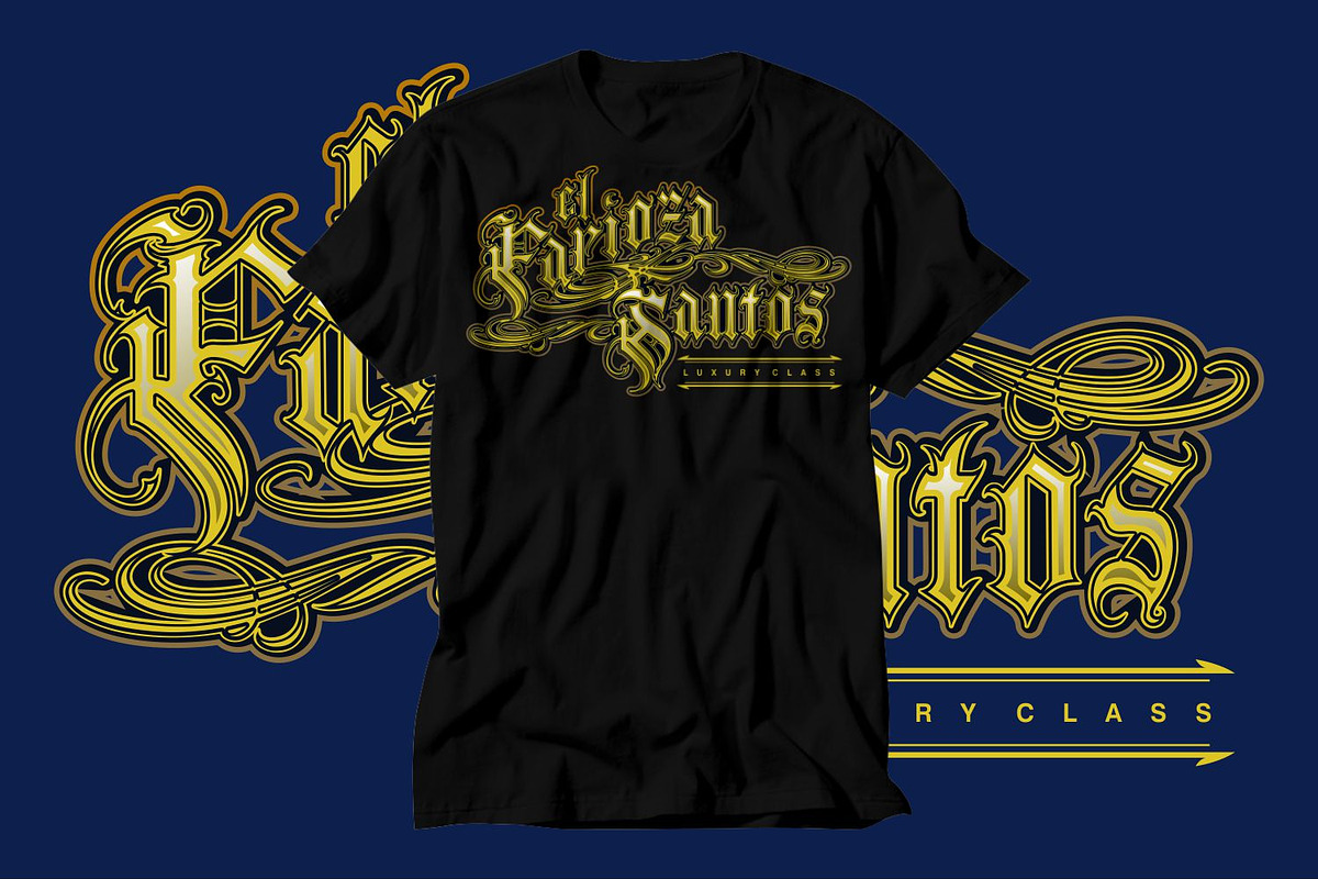 Golyath Blackletter Tattoo Font, a Blackletter Font by WhymoreArt (Photo 9 of 14)