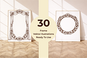 30 High Frames Illustrations, a Decorative Illustration by Rasgood (Thumbnail 1 of 9)