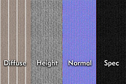 Striped Fabric Texture Pack, a Textures & Material 3D Model by 6BIT Creative (Thumbnail 9 of 13)