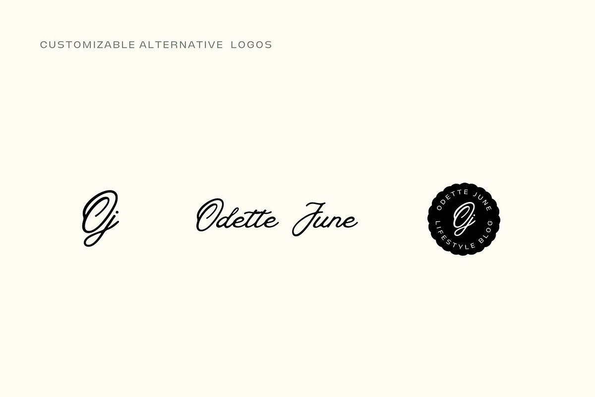 Modern Brand Kit For Canva, a Branding & Logo Template by Forth and Wild (Photo 3 of 10)