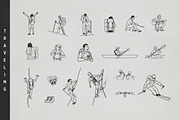 100+ PREMIUM HANDDRAWN ADVENTURE SET, an Object Graphic by Vibesteam (Thumbnail 4 of 13)