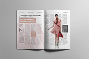The Best Fashion Magazine Layout, a Magazine Template by Swayang (Thumbnail 10 of 23)