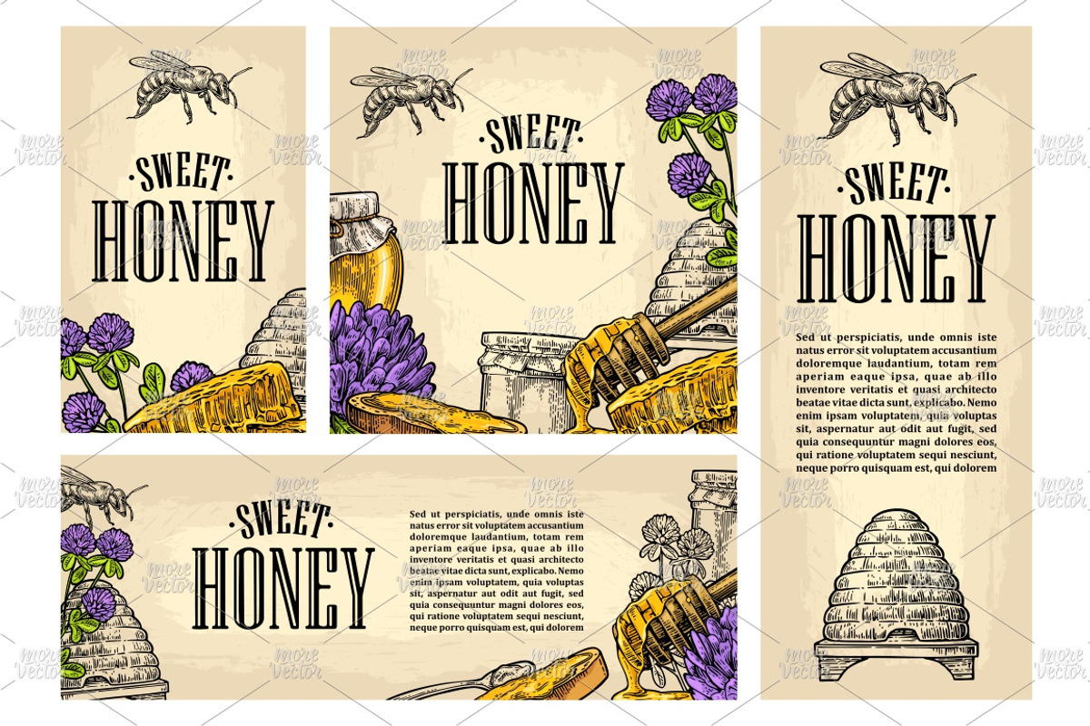 Set Honey, an Illustration by MoreVector (Photo 3 of 5)