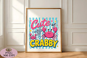 Cute Crab Funny Quote Summer PNG, an Illustration by Daily.Designs (Thumbnail 5 of 5)