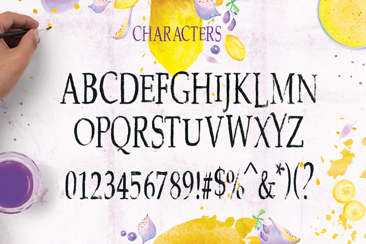 Lemonade Fizzo Serif Font preview 2