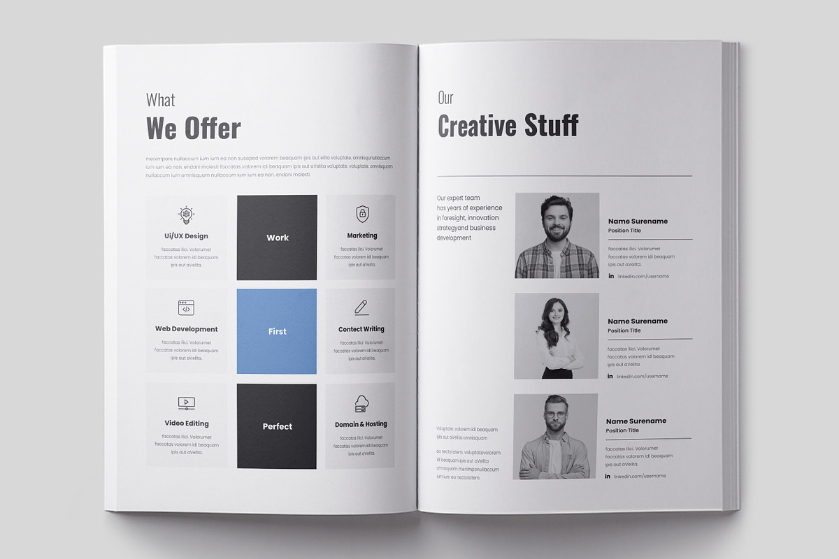 Business Proposal Template, Canva preview 3