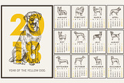 Calendar 2018, an Animal Illustration by LisaKolbasa (Thumbnail 1 of 3)