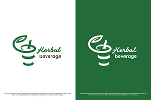 Herbal Beverage Logo Design Icon, a Branding & Logo Template by Morvana Crew
