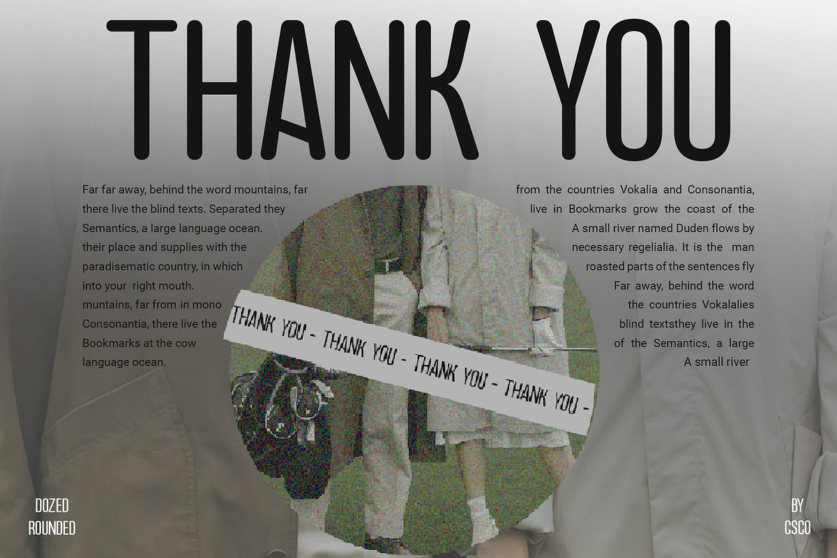 Dozed Rounded, a Sans Serif Font by Craft Supply Co. (Photo 6 of 8)