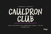 Cauldron Club - A Witchy Font Duo, a Handwritten Font by Mix Fonts (Thumbnail 1 of 12)