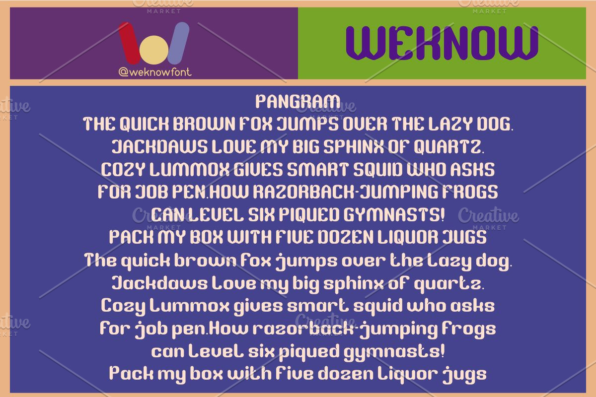 Retro Characters font, a Font by weknow (Photo 6 of 8)