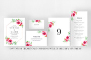 Watercolor Floral Wedding Suite, an Invitation Template by Azka Creative (Thumbnail 5 of 5)