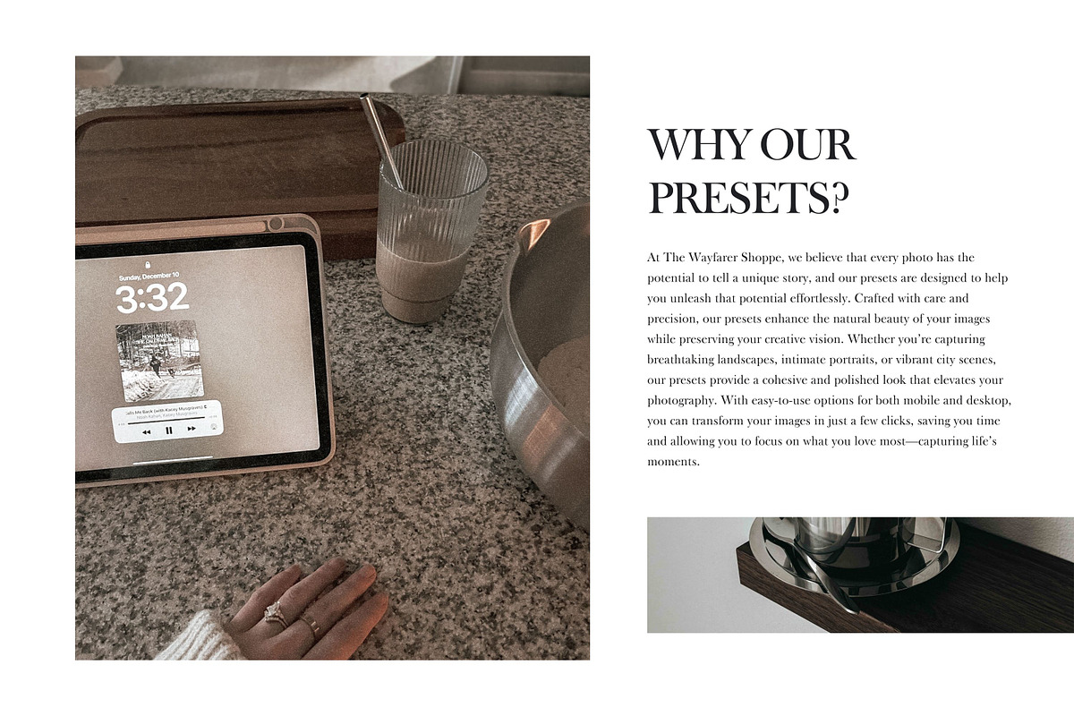 5 Moody Blogger Lightroom Presets, a Preset Add-On by TheWayfarerShoppe (Photo 17 of 17)