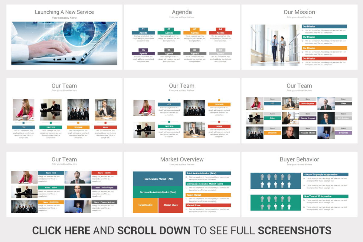 Launching A New Service Google Slide, a Presentation Template by OceanArt (Photo 5 of 15)