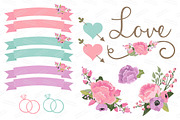 Wedding Floral Clipart & Vectors, an Illustration by Amanda Ilkov (Thumbnail 4 of 4)