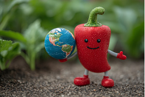 A humorous character in the form of, a Food & Drink Photo by ZinetroN