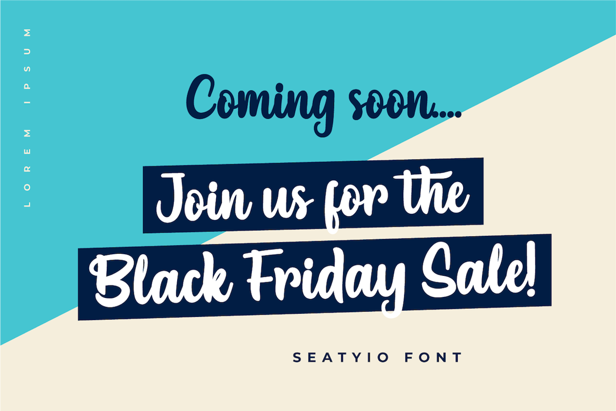 Seatyio, a Script Font by twinstd (Photo 2 of 12)