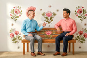 Vintage Floral Character, a Person Illustration by StockVerse Creative (Thumbnail 4 of 7)