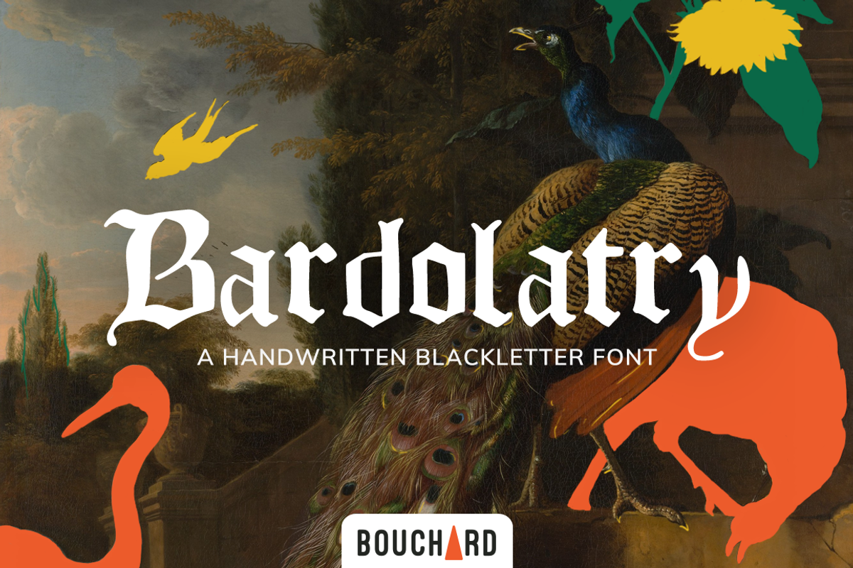 Bardolatry Handwritten Blackletter, a Blackletter Font by Bouchard Designs (Photo 1 of 8)