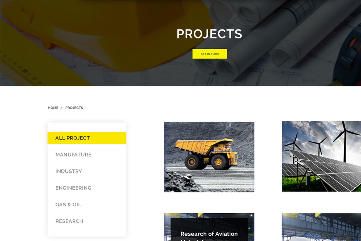 Construction HTML5 Template 50% off, a Websites & App Template by Design_Space (Photo 6 of 8)